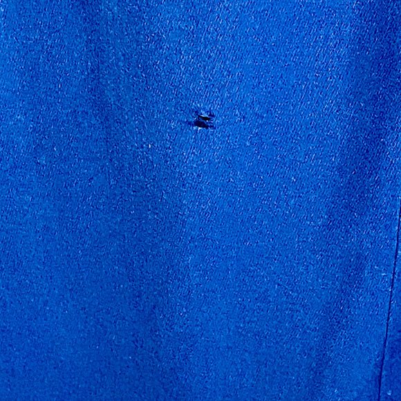 ▪️VTG▪️FORSTMANN▪️1940's 1950's 2-Piece Navy Blue Tailored Wool Skirt Suit - Picture 13 of 15